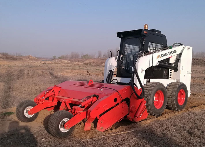 High Quality Dig-Dog 1t 1.8t Mini Micro Wheel Steer Loader