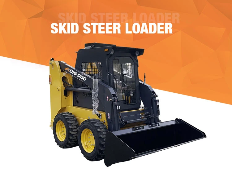 High Quality Dig-Dog 1t 1.8t Mini Micro Wheel Steer Loader