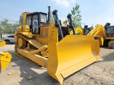  Б/у гусеничный бульдозер V-образный гусеничный бульдозер Caterpillar D7h.  Продается подержанный сверхмощный бульдозер Cat D7h с V-образной гусеницей.